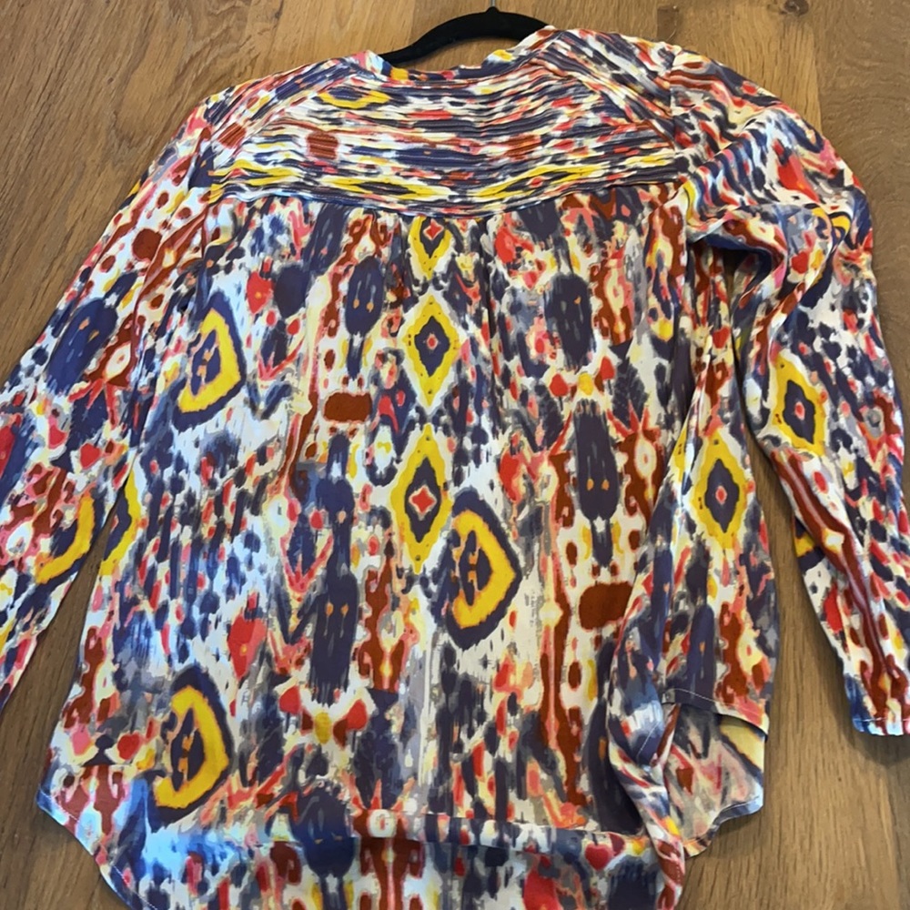 Patterned Rayon Blouse - image 3
